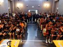 I giovani della Pallacanestro Grugliasco presenti in Consiglio comunale