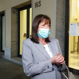 L'assessora Vittoria Poggio, intervenuta in aula per parlare di circoli Arci e Acli e somministrazione degli alimenti