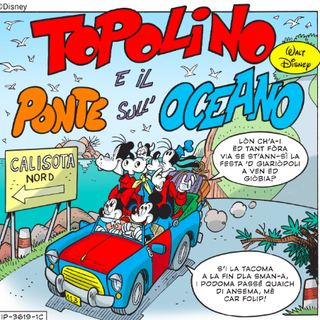 Topolino parla in torinese: domani in edicola, la storia "Topolino e il ponte sull’oceano" in dialetto