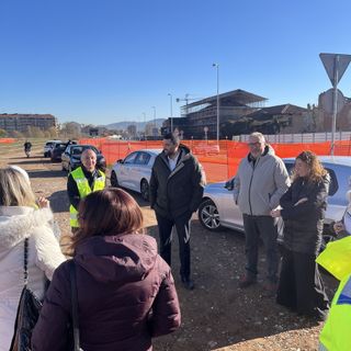 Grugliasco, sindaco e assessori in visita al cantiere della nuova linea Sfm5