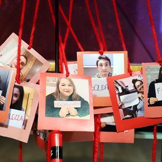 giornata con cerimonia e premiazione in un auditorium