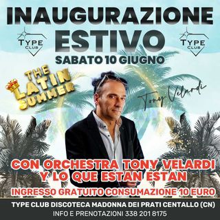Inaugurazione estiva! A Cuneo il concerto live di Tony Velardi