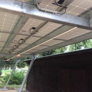 Grugliasco, attivo il nuovo impianto fotovoltaico nella ciclofficina di Parco Porporati