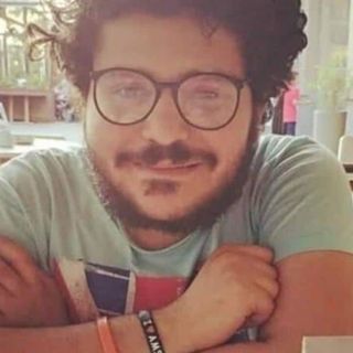 Primo piano di Patrick Zaki