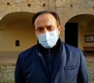 Cirio a La Morra, prima di partire per Rodello