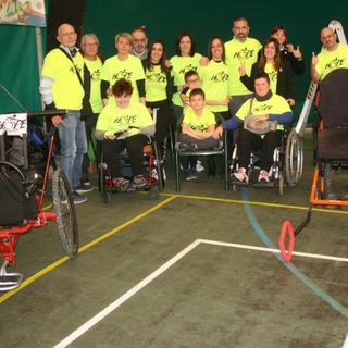 atleti disabili con ministro Locatelli