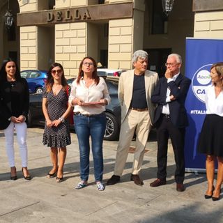 candidati azione in piazza Castello