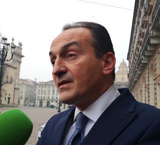 Il presidente della Regione Piemonte Alberto Cirio