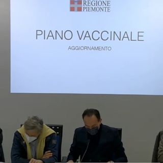 Alberto Cirio in conferenza stampa