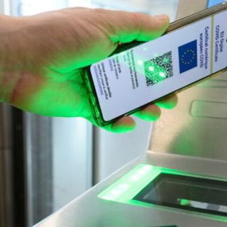Green Pass - immagine d'archivio