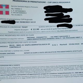 impegnativa esame medico