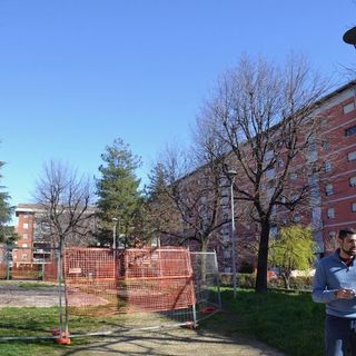 Al via a Grugliasco i lavori per riqualificare il giardino di via Napoli