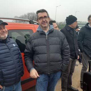 Un  presidio dei lavoratori della Lear dei mesi scorsi