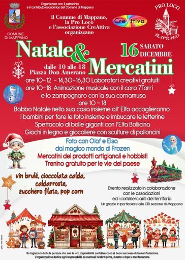 Sabato 16 Dicembre a Mappano arriva il Trenino delle feste con le bancarelle, i laboratori gratuiti per i bambini, il basket in piazza ed i giochi di una volta! Sabato 16 Dicembre a Mappano arriva il Trenino delle feste con le bancarelle, i laboratori gratuiti per i bambini, il basket in piazza ed i giochi di una volta!