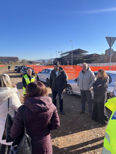 Grugliasco, sindaco e assessori in visita al cantiere della nuova linea Sfm5