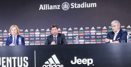 Nedved, Agnelli e Arrivabene Nedved, Agnelli e Arrivabene