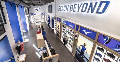 Mizuno apre il primo flagship store d’Europa a Torino Mizuno apre il primo flagship store d’Europa a Torino