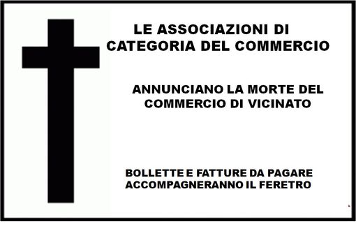 Manifesto protesta commercianti Manifesto protesta commercianti