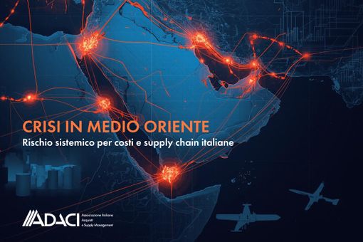 Crisi in Medio Oriente: rischio sistemico per costi e supply chain italiane Crisi in Medio Oriente: rischio sistemico per costi e supply chain italiane