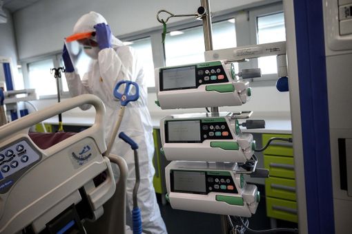 infermiere in un reparto Covid