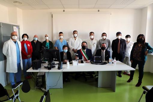 donazione sonde ecografiche all'ospedale di Rivoli