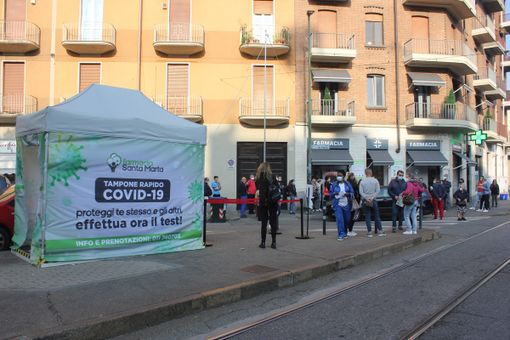 Farmacie prese d'assalto per i tamponi rapidi