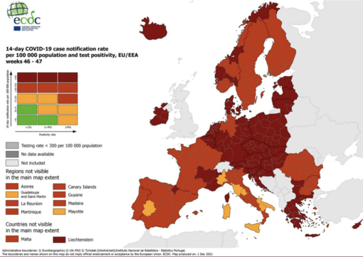 mappa europea del contagio mappa europea del contagio