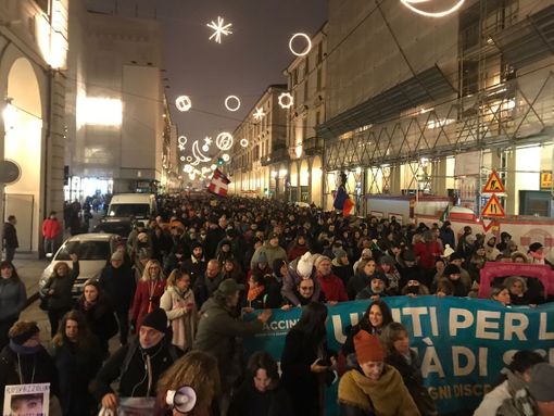 No Green Pass in marcia