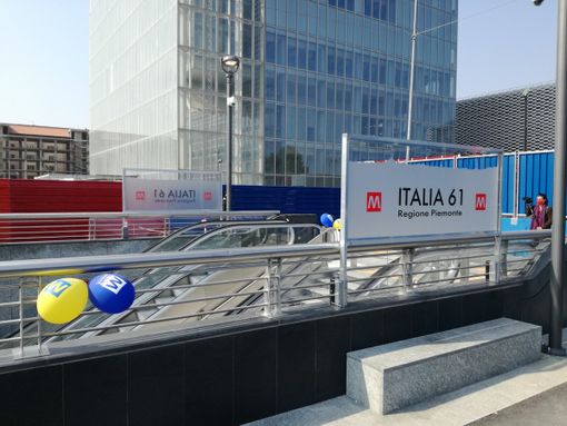 L'inaugurazione della nuova fermata Bengasi della metropolitana