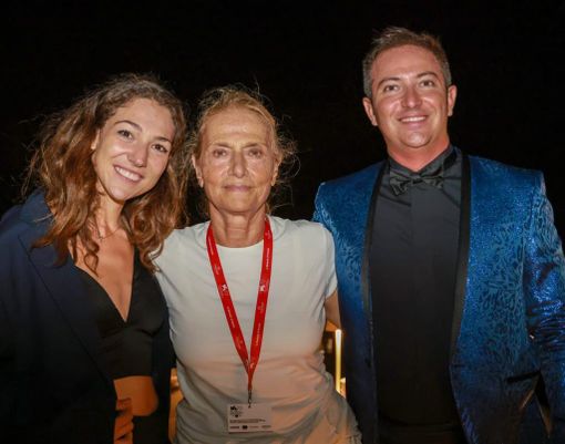 La produttrice Francesca Verdini, la regista Anselma Dell'Olio e Luca Baravalle La produttrice Francesca Verdini, la regista Anselma Dell'Olio e Luca Baravalle