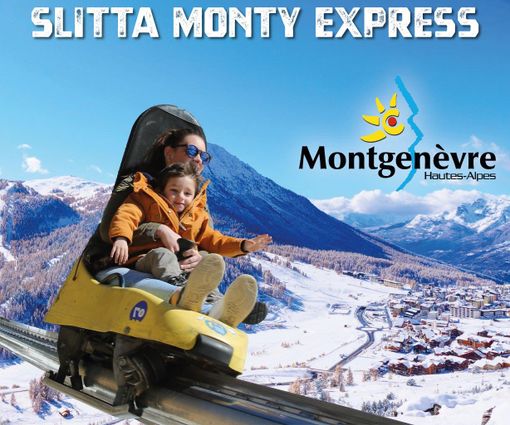 Vivi un'esperienza unica scendendo con Monty Express a 45 km/h in un paesaggio innevato o notturno
