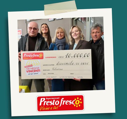 Valentina di Alba vince il superpremio da 10.000 euro: il lieto fine del concorso “100 Negozi Vincenti!”