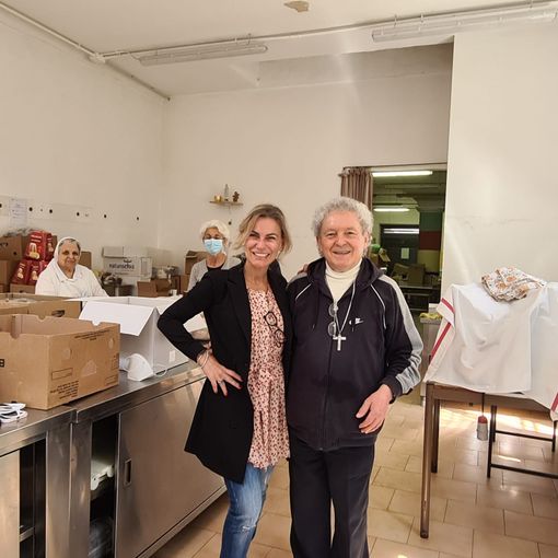 Da Cristina Sartorio un aiuto generoso alla 'mensa dei poveri' di Torino