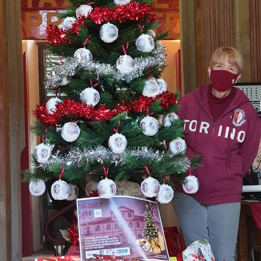 l'albero di Natale nel Museo del Grande Torino di Villa Claretta
