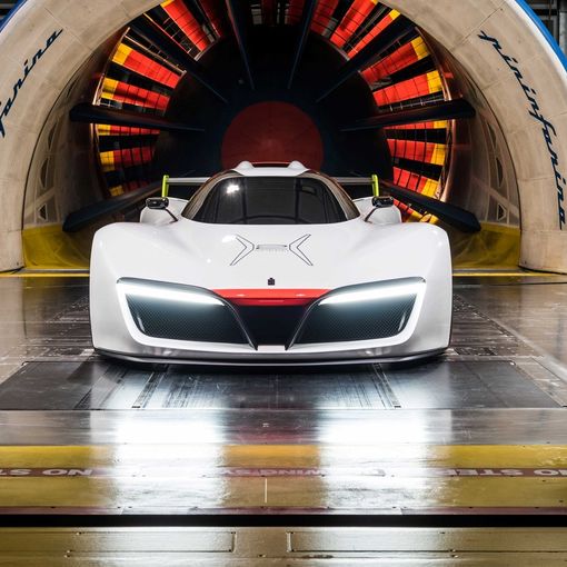 galleria del vento con bolide