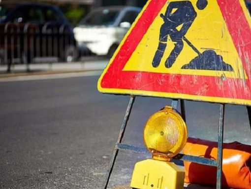 Cartello dei lavori in corso