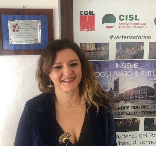 Olga Longo, segretaria Fisascat Cisl Torino e Canavese