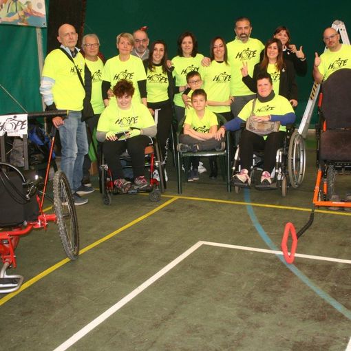 atleti disabili con ministro Locatelli