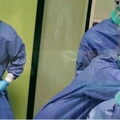 Infermieri e sanitari in azione