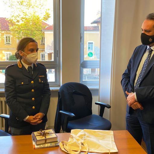 Grugliasco, il nuovo commissario capo della polizia di Rivoli Castaldo incontra il sindaco Montà e la sua giunta