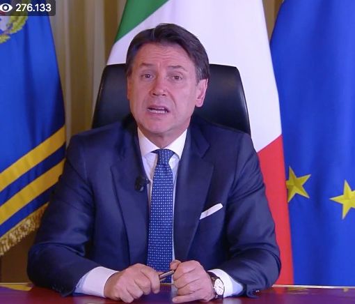 Conte: &quot;Sanzioni da 400 a tremila euro per chi esce di casa senza un valido motivo o trasgredisce altre disposizioni del decreto ministeriale&quot;
