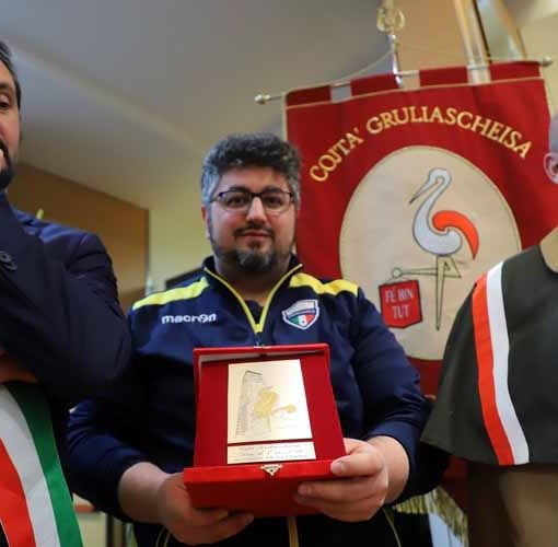 Nella foto, un momento della premiazione 2019