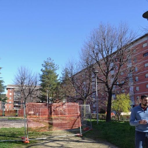 Al via a Grugliasco i lavori per riqualificare il giardino di via Napoli