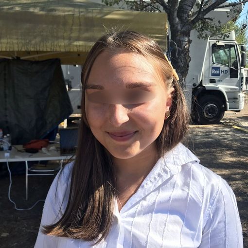 Martina, studentessa in ospedale