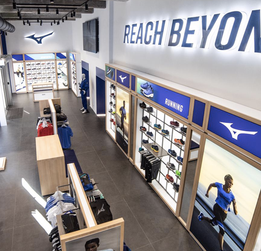 Mizuno apre il primo flagship store d’Europa a Torino