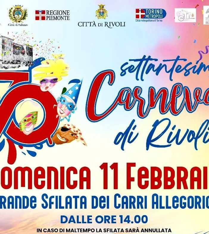 Rivoli: tutto pronto per la 70° edizione del Carnevale