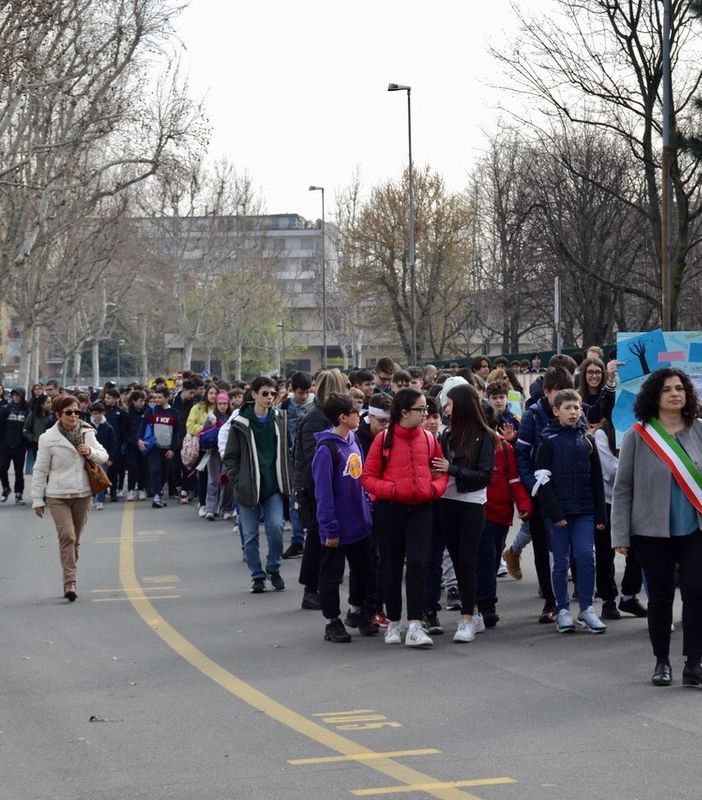 I giovani di Grugliasco in marcia contro tutte le mafie