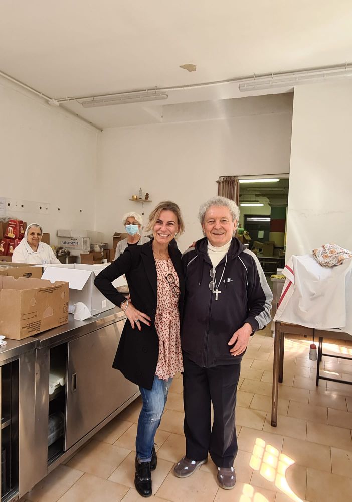 Da Cristina Sartorio un aiuto generoso alla 'mensa dei poveri' di Torino