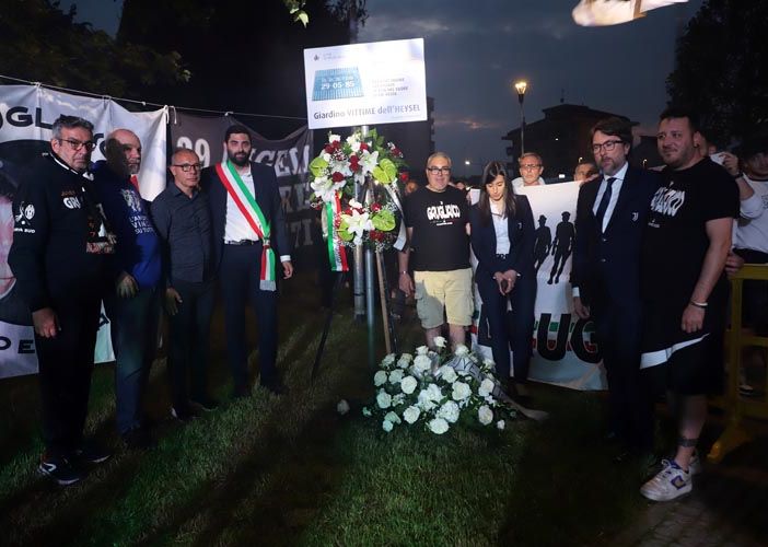 Heysel, anche Grugliasco ha onorato la memoria delle 39 vittime della tragedia