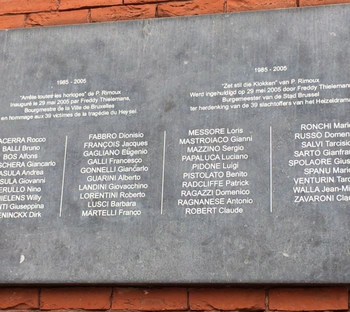 La tragedia dell'Heysel 35 anni dopo, il Comune di Grugliasco ricorderanno le vittime al giardino a loro intitolato
